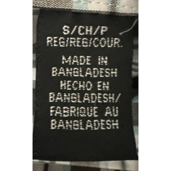 NWT Wrangler Riata Mens Small Plaid Long Sleeve Western Cowboy Shirt - Picture 4 of 5